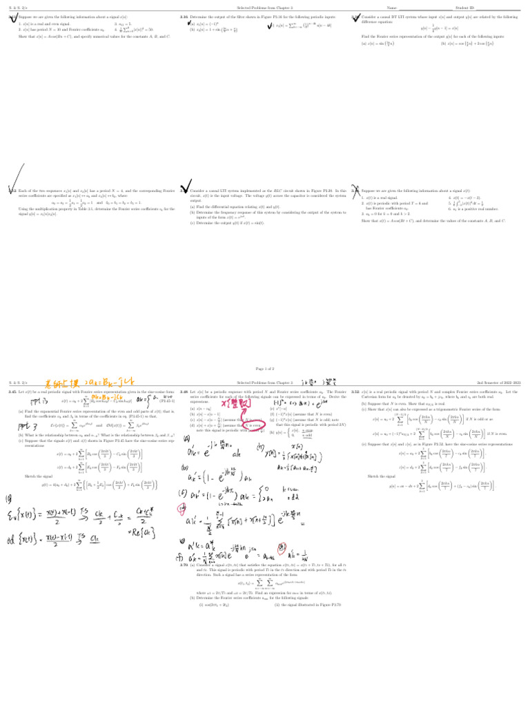 SSHW03 | PDF | Signal Processing | Telecommunications Engineering