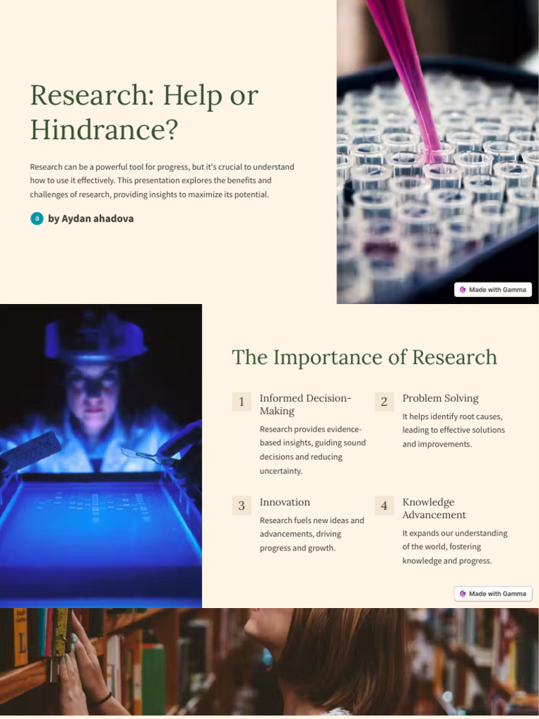 Research Help or Hindrance | PDF | Information | Bias