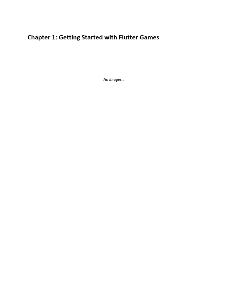 Flutter Game Development Guide | PDF