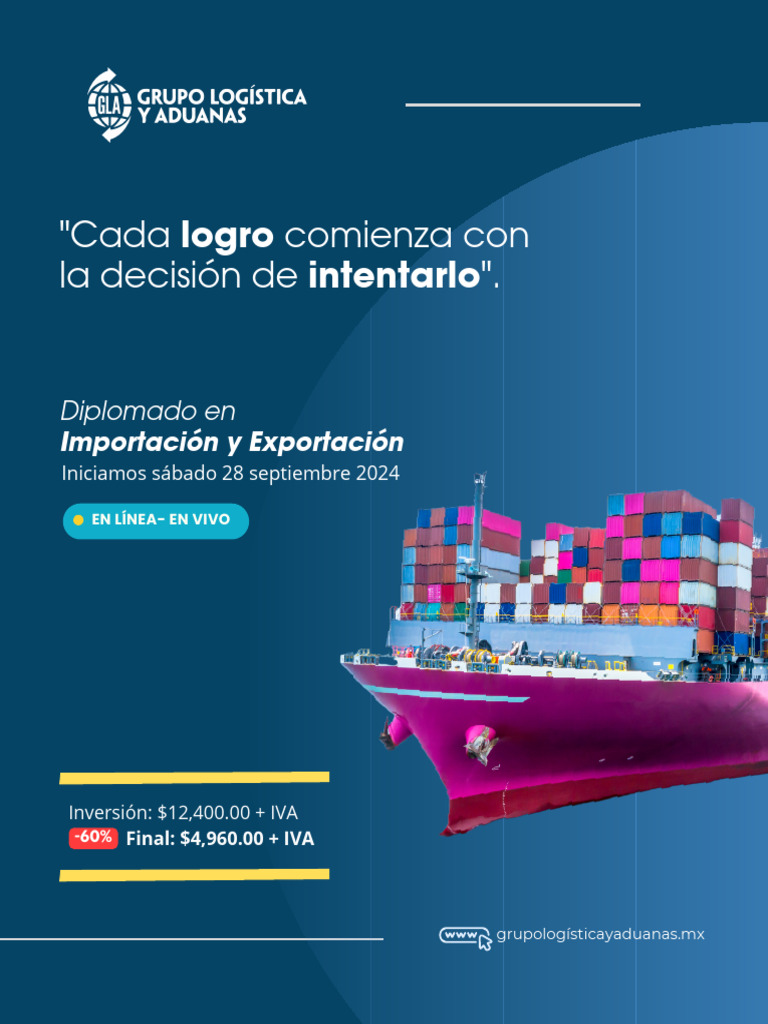 Curso de Importación y Exportación 2024 | PDF | Logística | Factura
