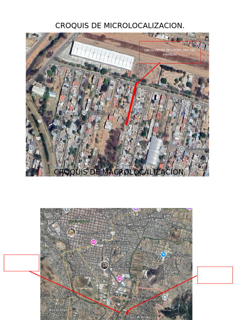 Croquis de Ubicación del Proyecto Panteón | PDF