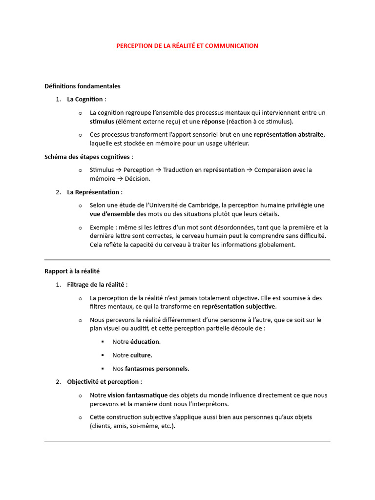 Résumé TEC | PDF | Émotions | Sémiotique