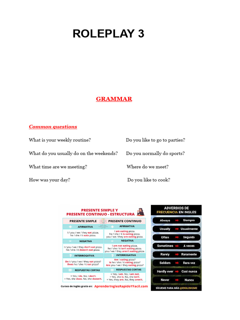 Roleplay 3 | PDF