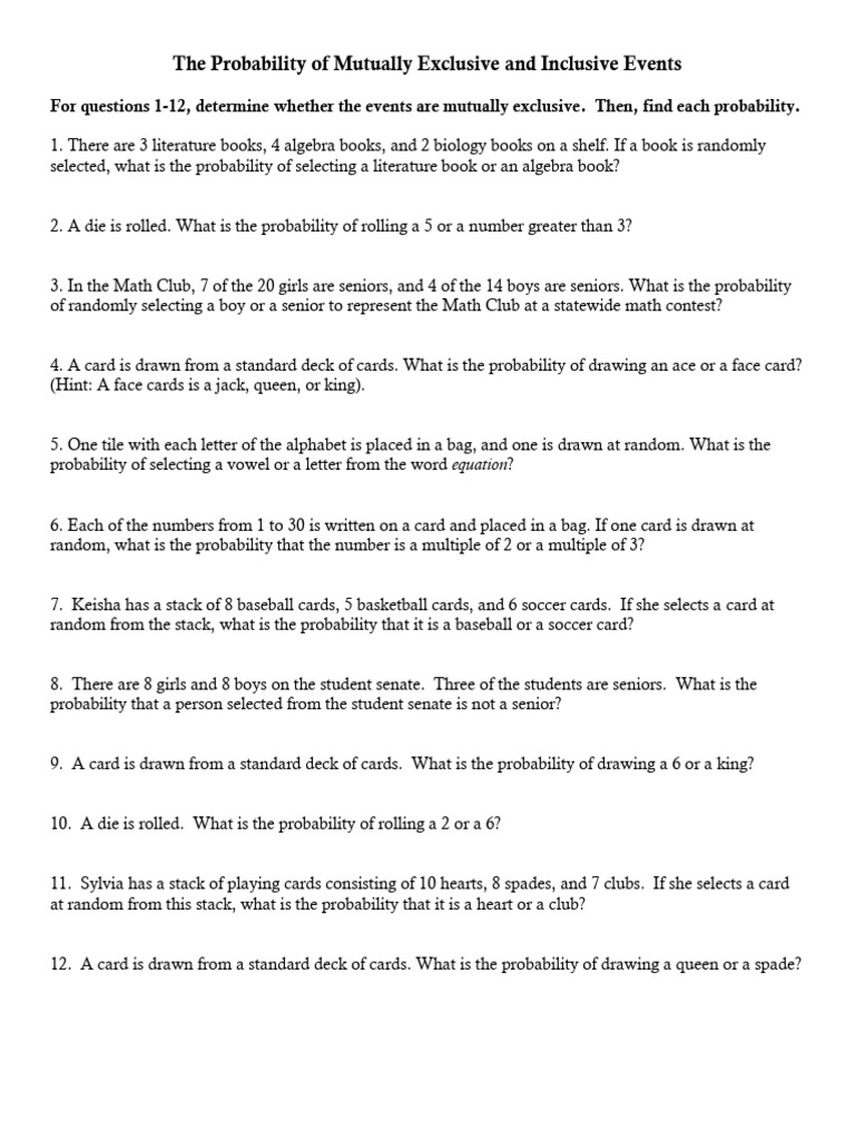 mutually_exclusive_and_inclusive_classwork | PDF