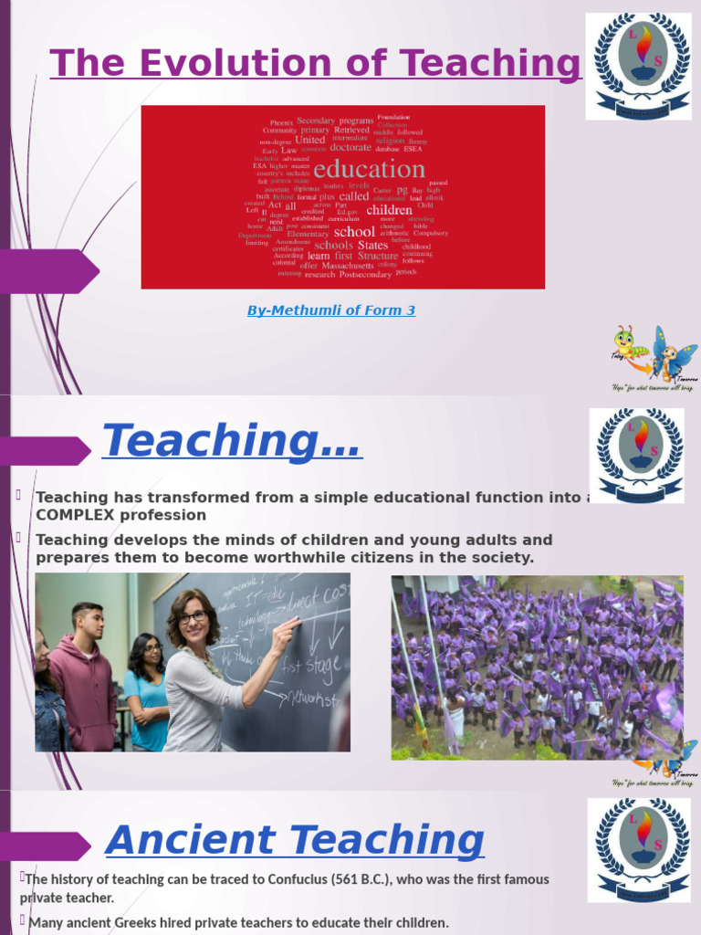 The Evolution of Teaching (Speech) | PDF
