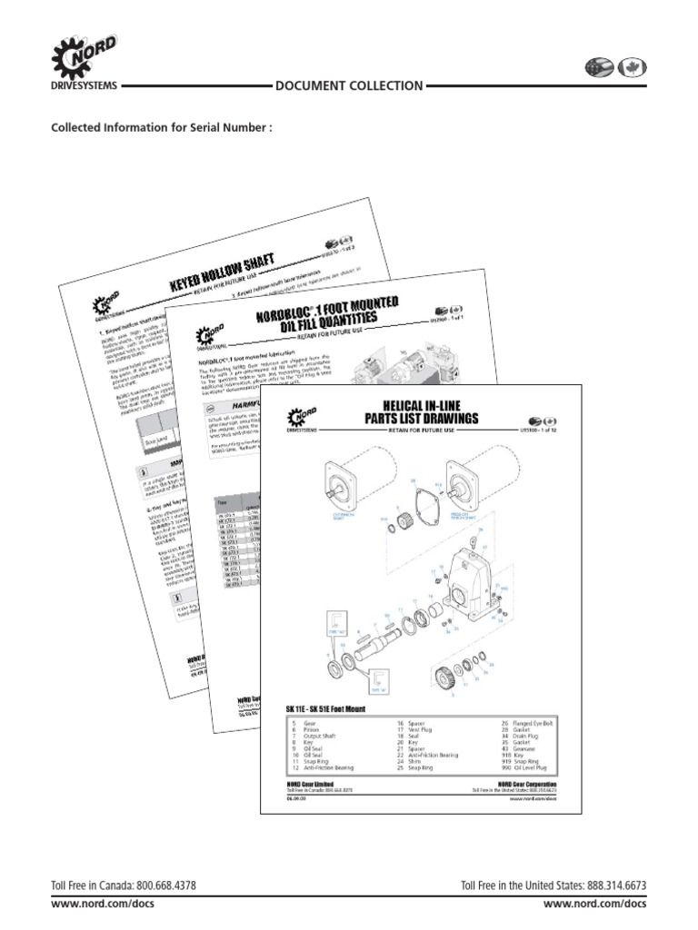 NORD Drivesystems Installation Guide | PDF | Screw | Belt (Mechanical)