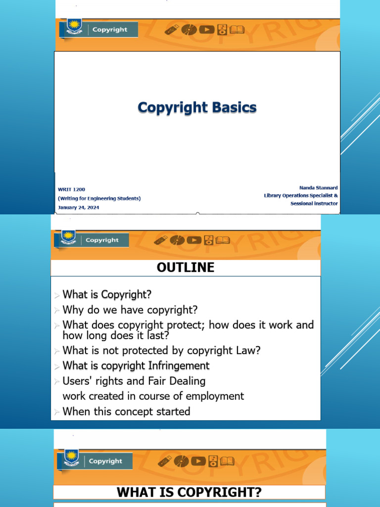Understanding Copyright Basics in Canada | PDF | Copyright | Public Domain
