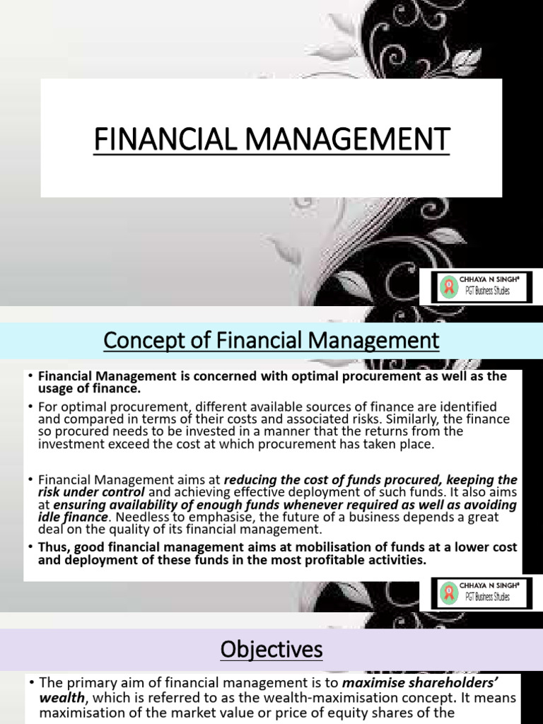 CHAPTER 9 FINANCIAL MANAGEMENT (2) (1) (1) | PDF | Dividend | Cost Of ...