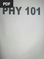 PHY 101 Lecture Notes and Handouts | PDF | Kilogram | International ...
