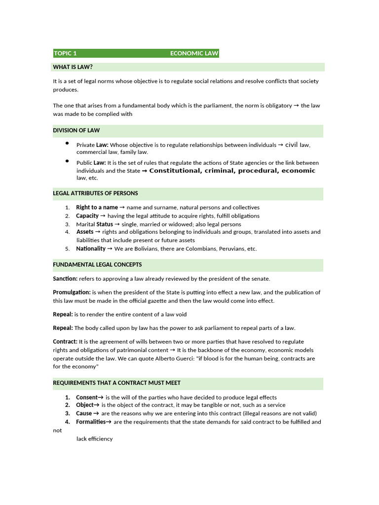 Overview of Economic Law Principles | PDF | Investing | Economics