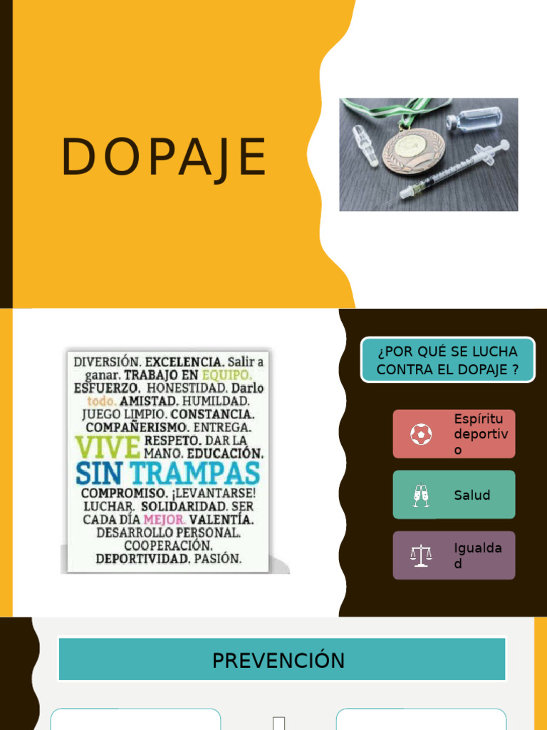 Dopaje | PDF | Dopaje en el deporte