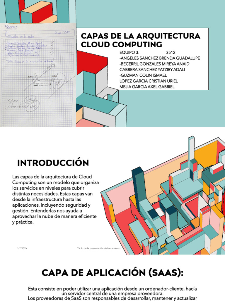 Capas de la Arquitectura Cloud Computing | PDF | Computación en la nube ...