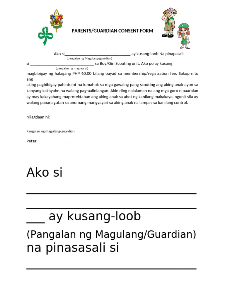 PARENTS Consent | PDF