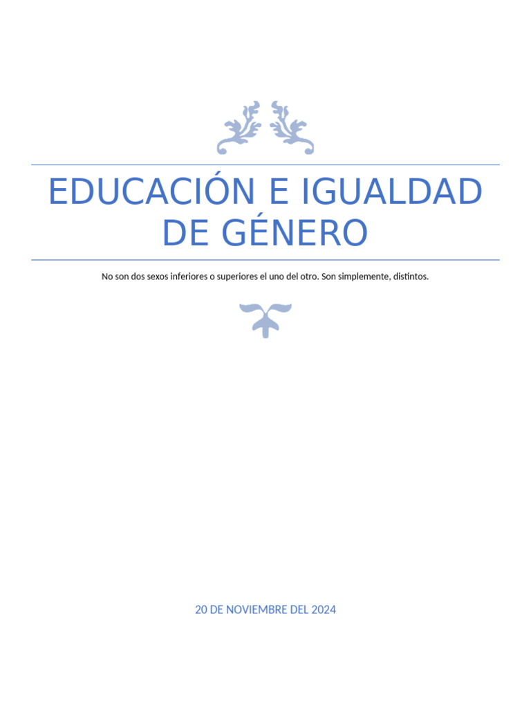 Promoviendo la Igualdad de Género en CUCIENEGA | PDF | Igualdad de ...