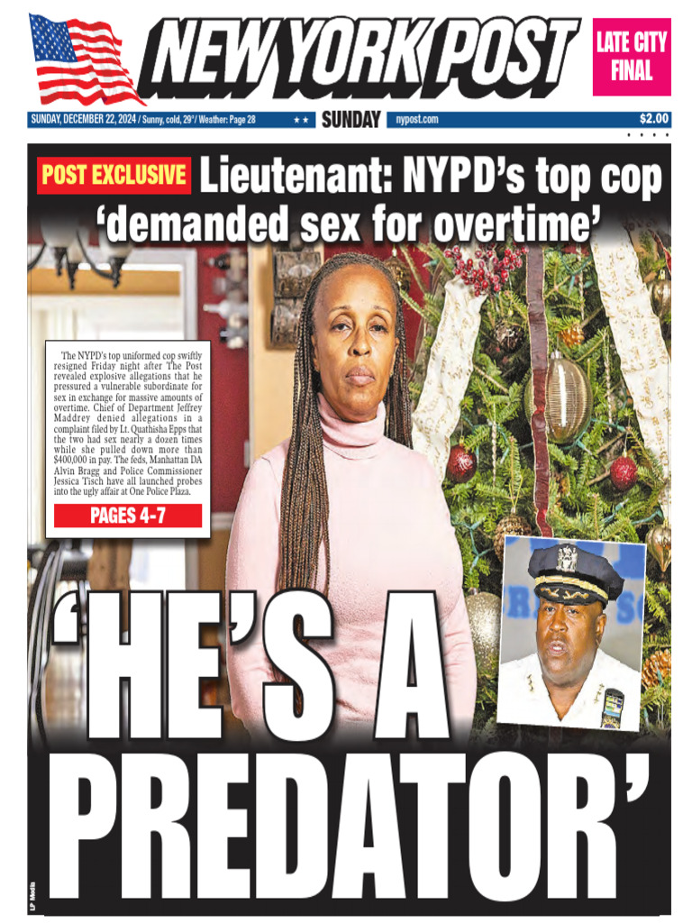 New York Post - December 22, 2024 | PDF | New York City Police Department