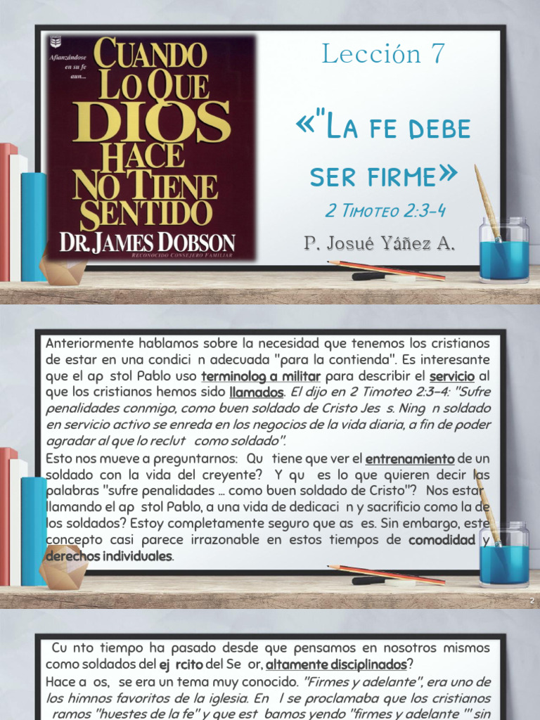 Cuando Lo Que Dios Hace No Tiene Sentido L7 | PDF | Cristo (título ...