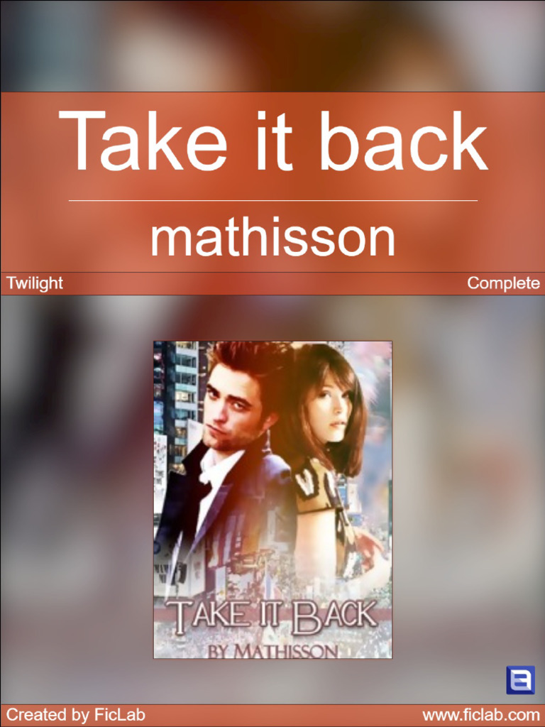 Mathisson - Take It Back | PDF