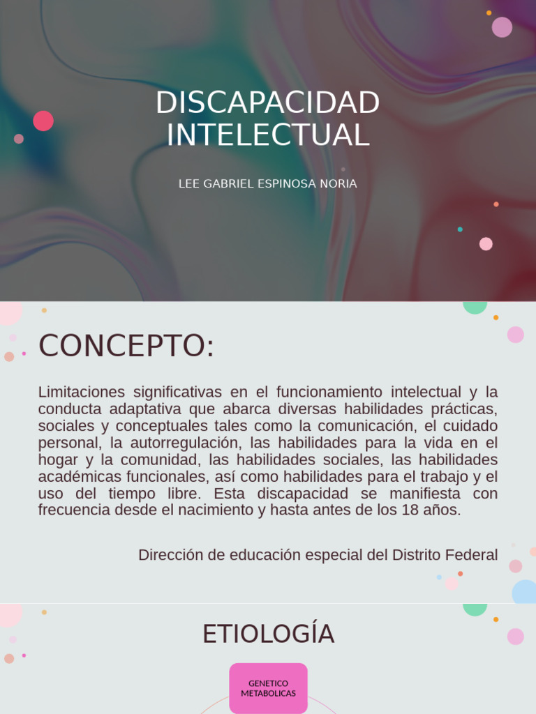 Discapacidad Intelectual | PDF | Discapacidad intelectual | Evaluación