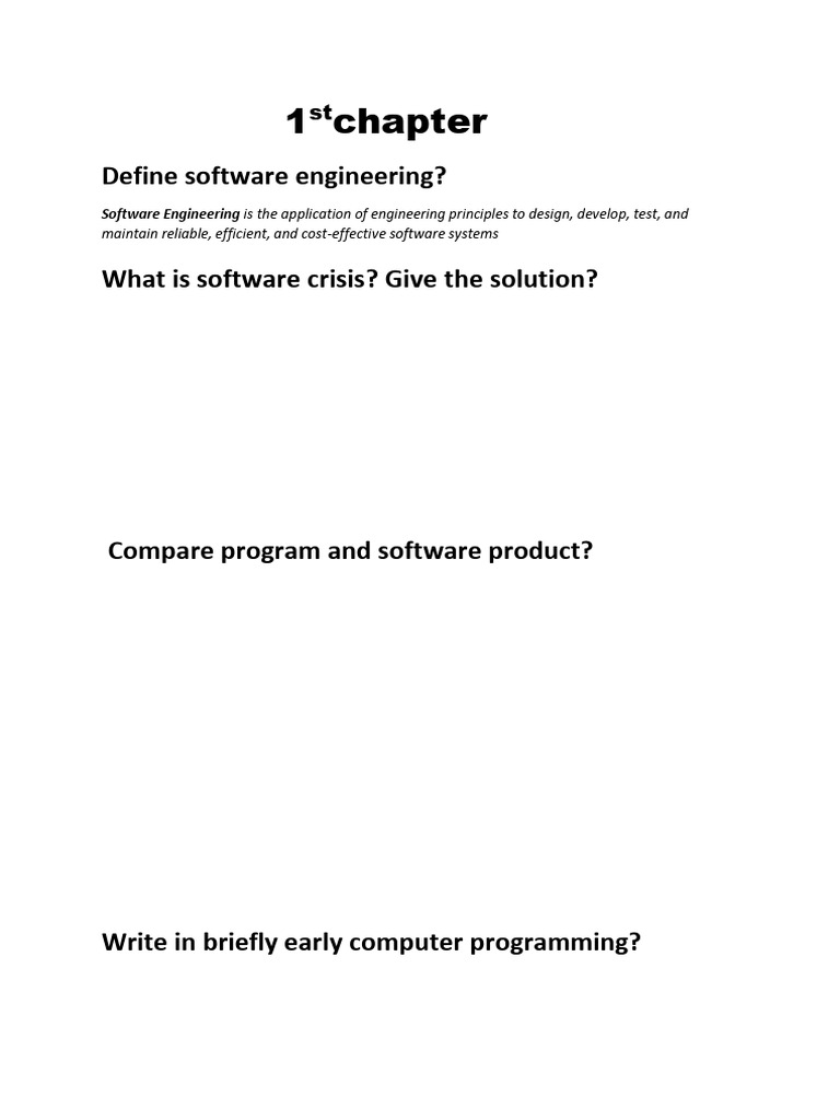 1st unit test | PDF | Computer Programming | Software