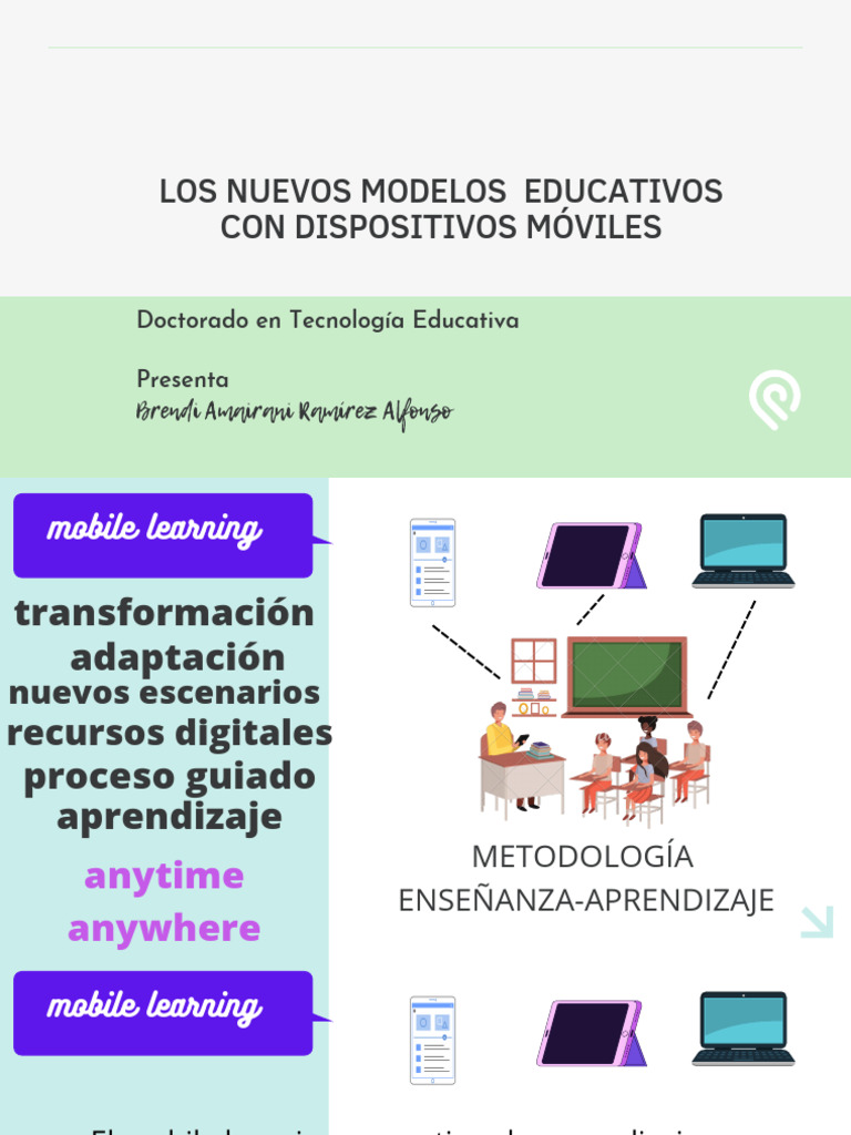 Mobile Learning: Nuevos Modelos Educativos | PDF | Aprendizaje ...