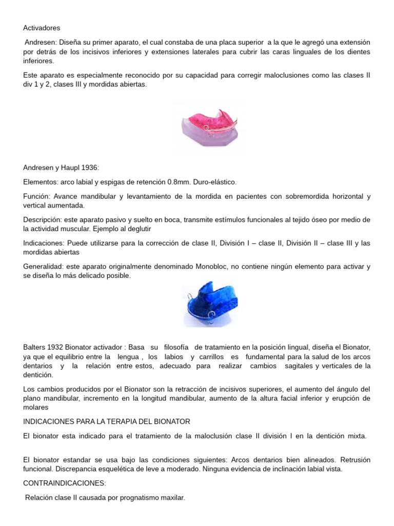 Ortodoncia y Ortopedia 2 Aparatos | PDF | Diente | Boca