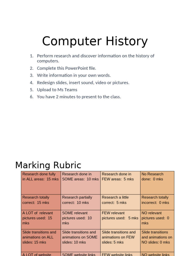 Overview of Computer History Generations | PDF