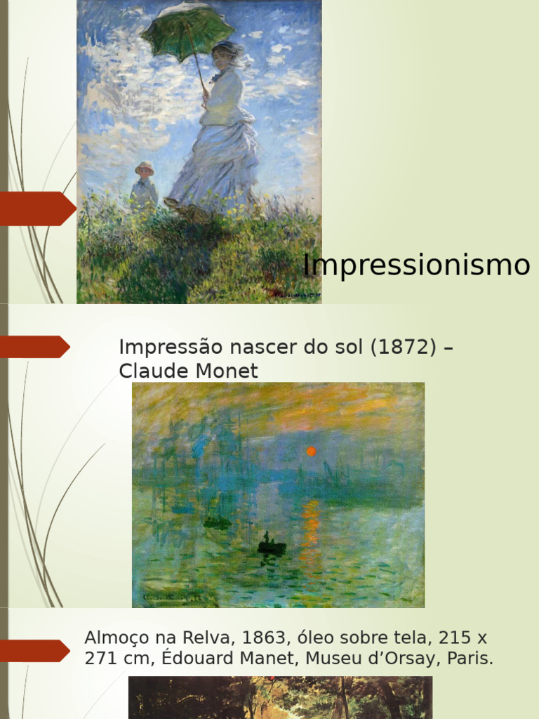 História e Técnicas do Impressionismo | PDF | Impressionismo | Cor