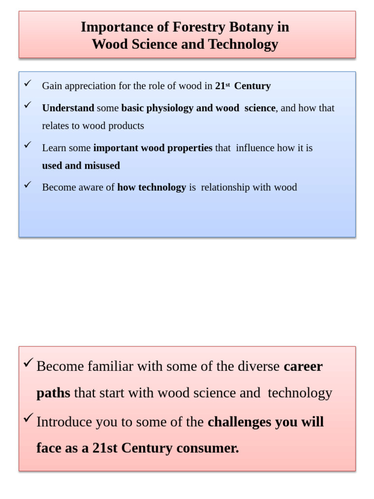 Unit 1 | PDF | Wood | Plant Stem