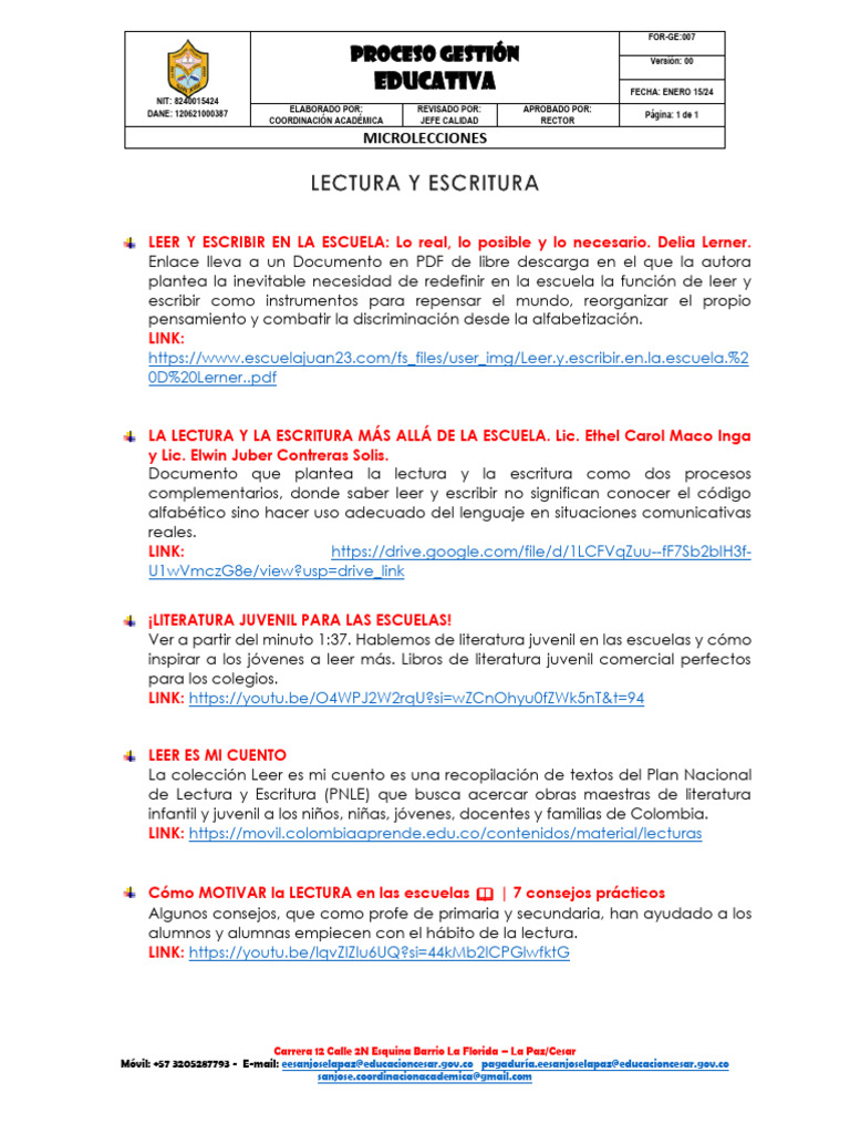 Estrategias Innovadoras para Fomentar la Lectura | PDF | Salón de ...