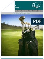 2012 SK Golf Tournament Flyer