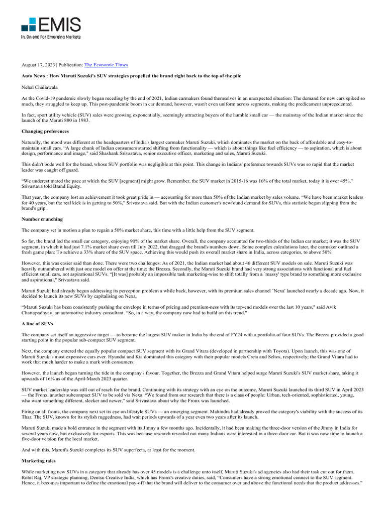 EMIS Document 787848499 | PDF | Land Vehicles | Transport