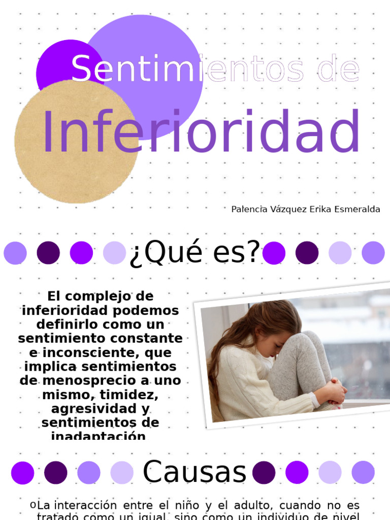 Sentimientos de Inferioridad | PDF | Timidez | Adultos