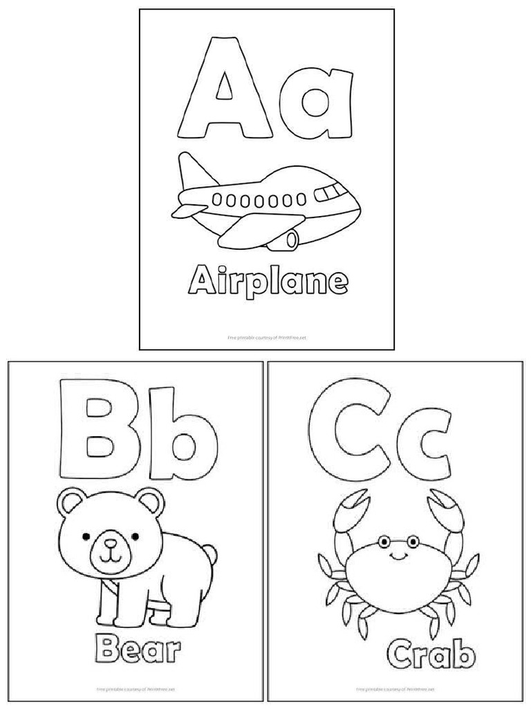 Coloring Alpabet | PDF