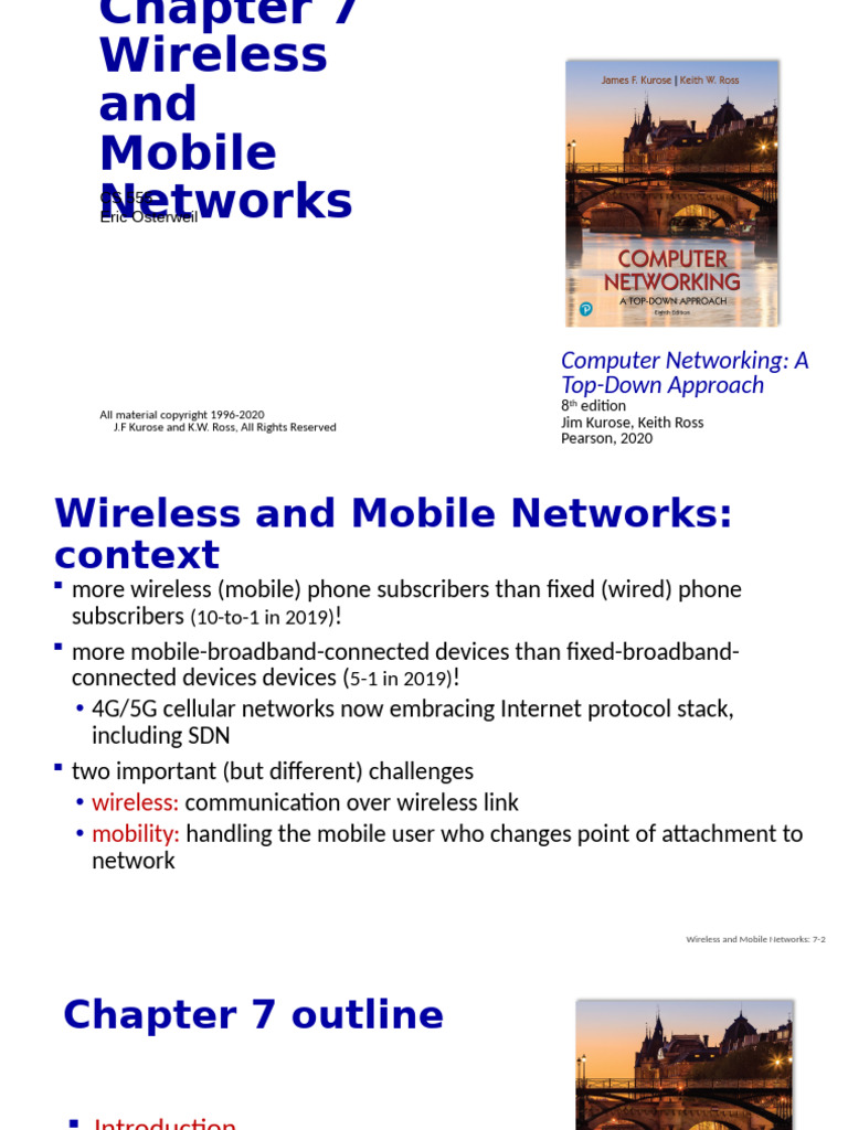 7 Wireless | PDF | Computer Network | Ieee 802.11