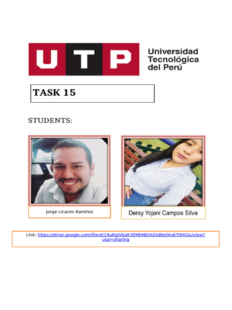 Task 15 Submission by Jorge Linares | PDF