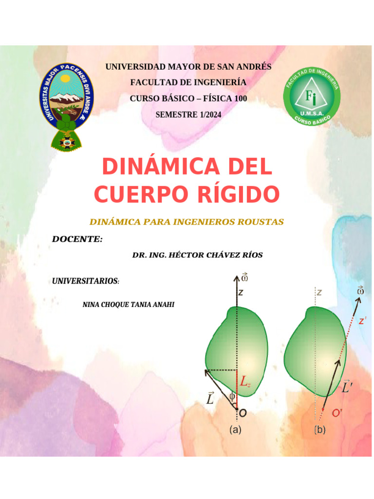 Dinámica de Cuerpos Rígidos en Física | PDF | Aceleración | Cantidad