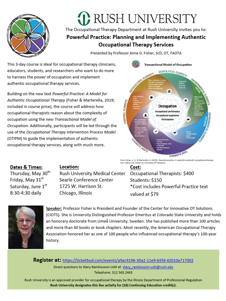 Authentic Occupational Therapy Course | PDF | Occupational Therapy ...