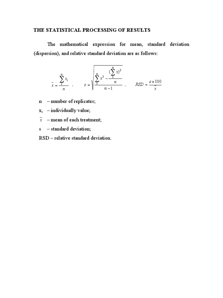 Statistical | PDF | Teaching Methods & Materials