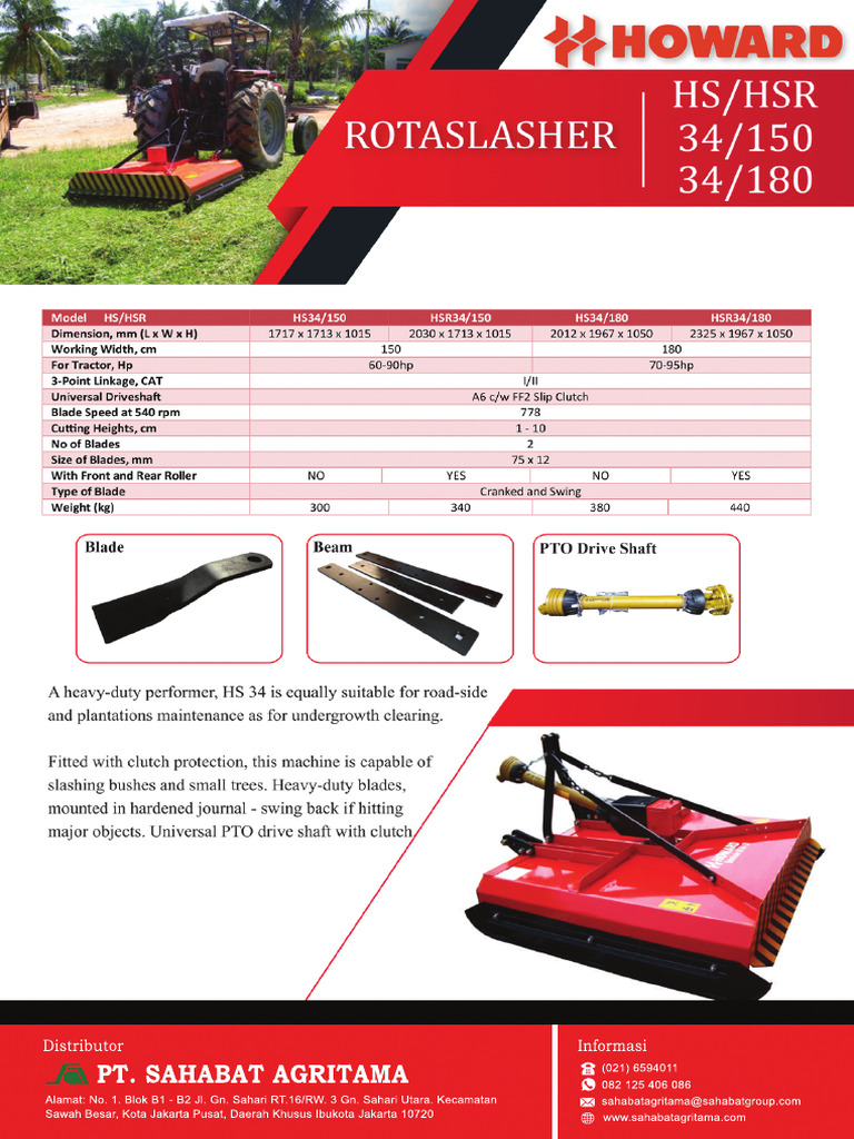 Howard Rotaslasher 34 | PDF
