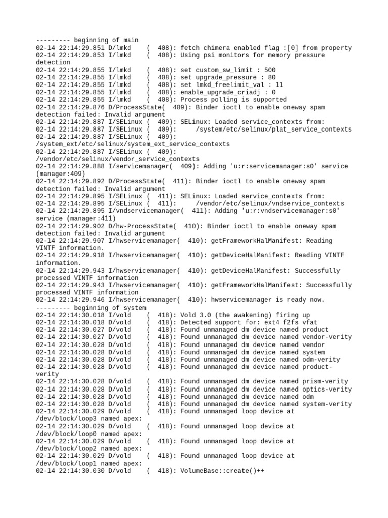 Logcat Prev CSC Log | PDF | Operating System Technology | System Software