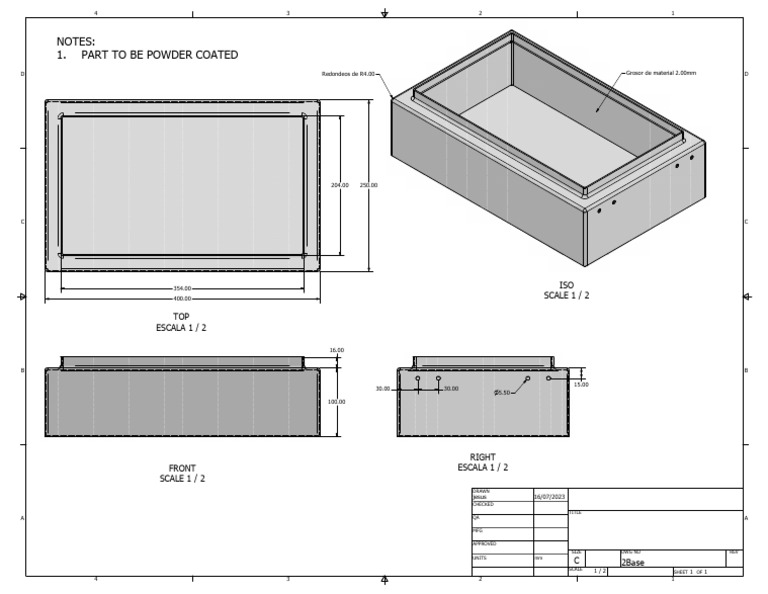 Engineering Drawing Details | PDF | Industrial Processes | Materials