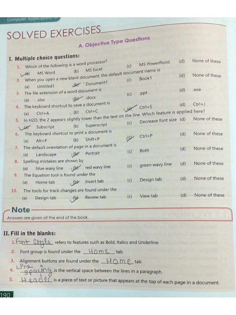 Computer - 8. Word Processing Tools | PDF