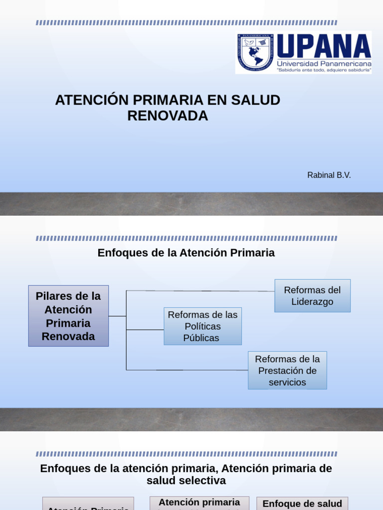 Atención Primaria en Salud Renovada | PDF | Sistema de salud | Enfermería