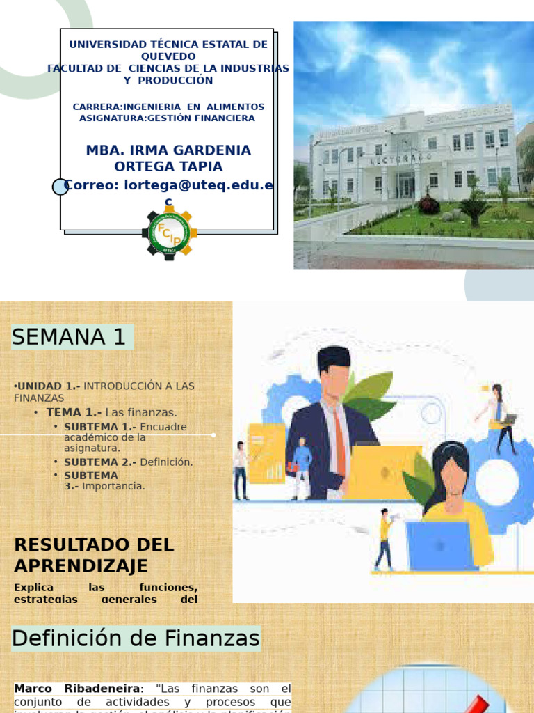 Importancia de las Finanzas en la Gestión | PDF | Economias | Dinero