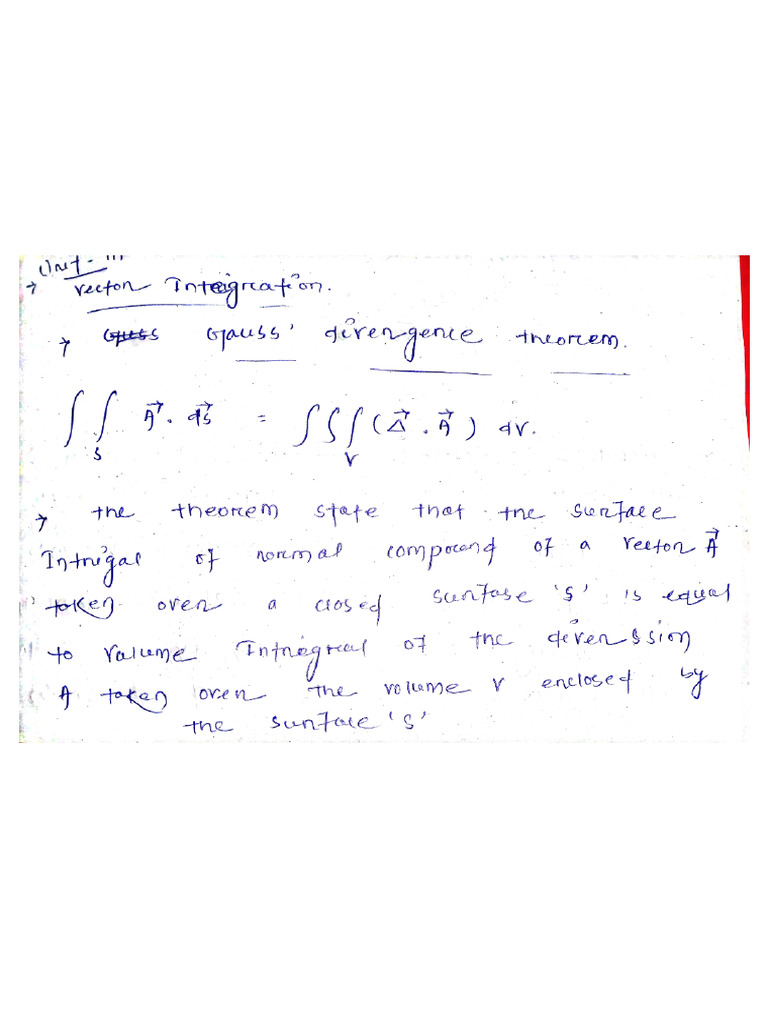 Gauss Theorem 3 Mathematical Pdf