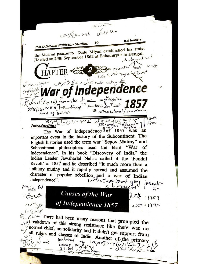 War of Independence Book | PDF