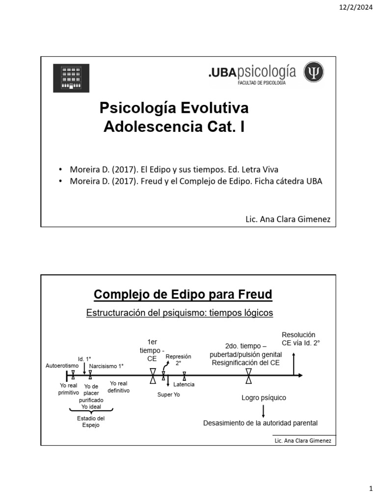 Complejo de Edipo en Freud y Lacan | PDF | Complejo de Edipo | Jacques ...