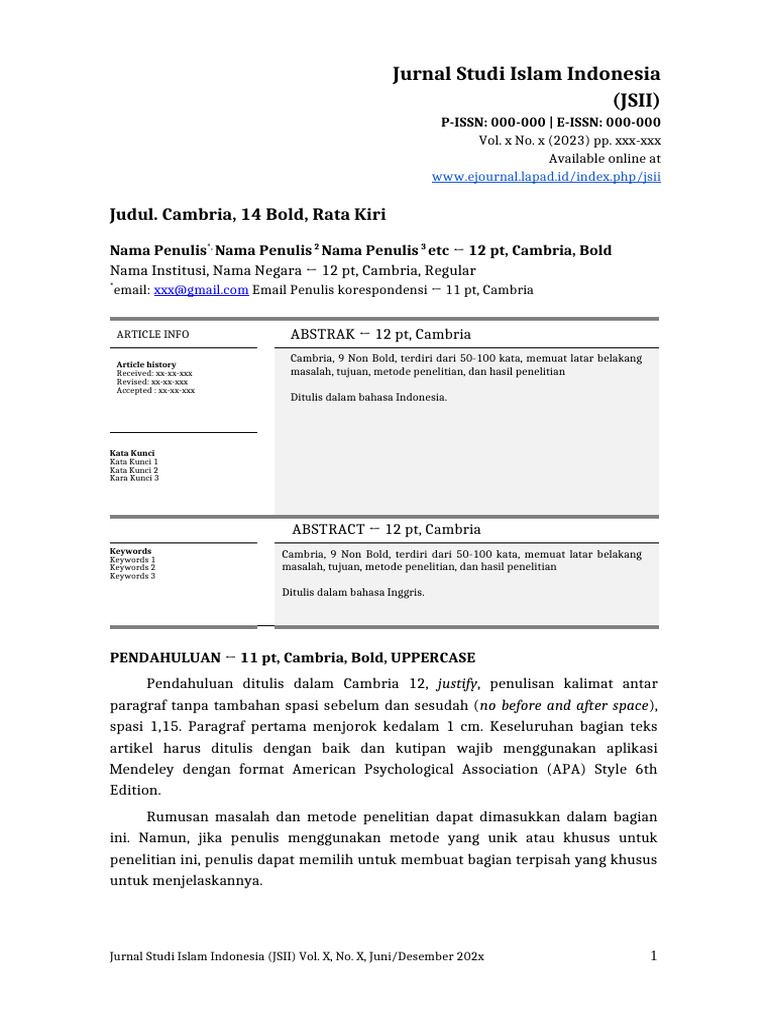 Jurnal Studi Islam Indonesia 2023 | PDF