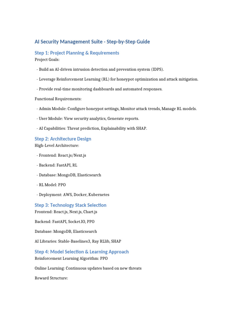 AI Security Management Suite Guide | PDF