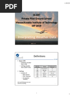 Aviation Weather Symbols Explained | PDF | Weather Forecasting | Rain